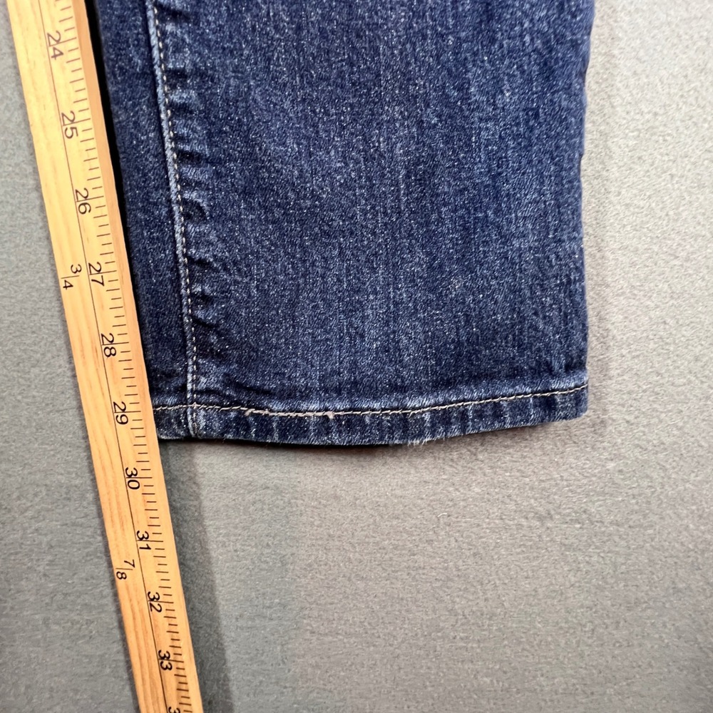 Levi's Dark Wash Mid Rise Skinny Jeans Womens 12M Blue Denim Stretch - Picture 11 of 12